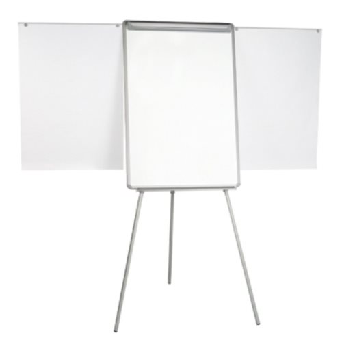 Flipchart na trójnogu z wyciąganymi ram