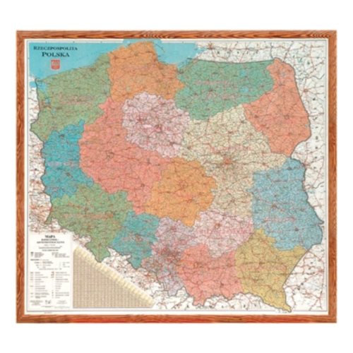 Tablica Mapa Polski  admin.90x100 