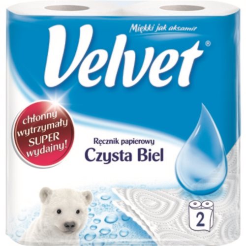 Ręcznik VELVET biały 2szt.