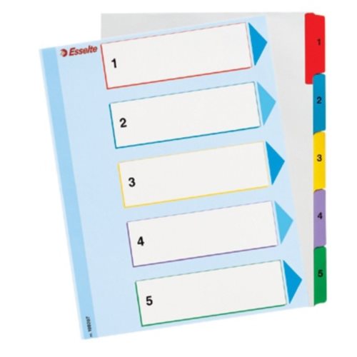 Przekładki Eselte Mylar A4 /1-5 MAXI