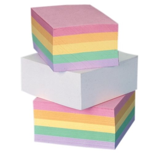 Kostka papierowa kolorowa 90x90