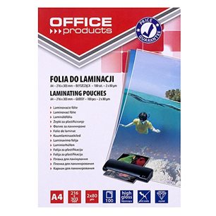 Folia do laminowania A4 80 mic OP